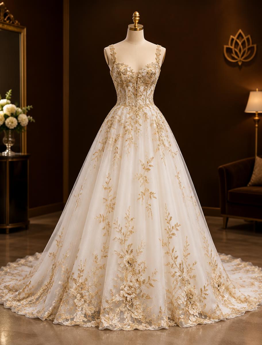 Golden Hour Bridal Gown